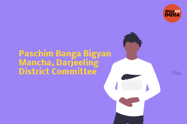 Cover Image of Event organiser - Paschim Banga Bigyan Mancha, Darjeeling District Committee | Bhaago India